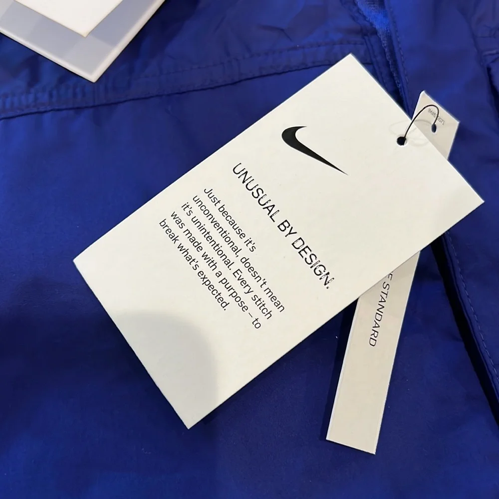 Mens Nike Tech Pack Jacket Blue Snap Up CJ5157-590 - Picture 3 of 5